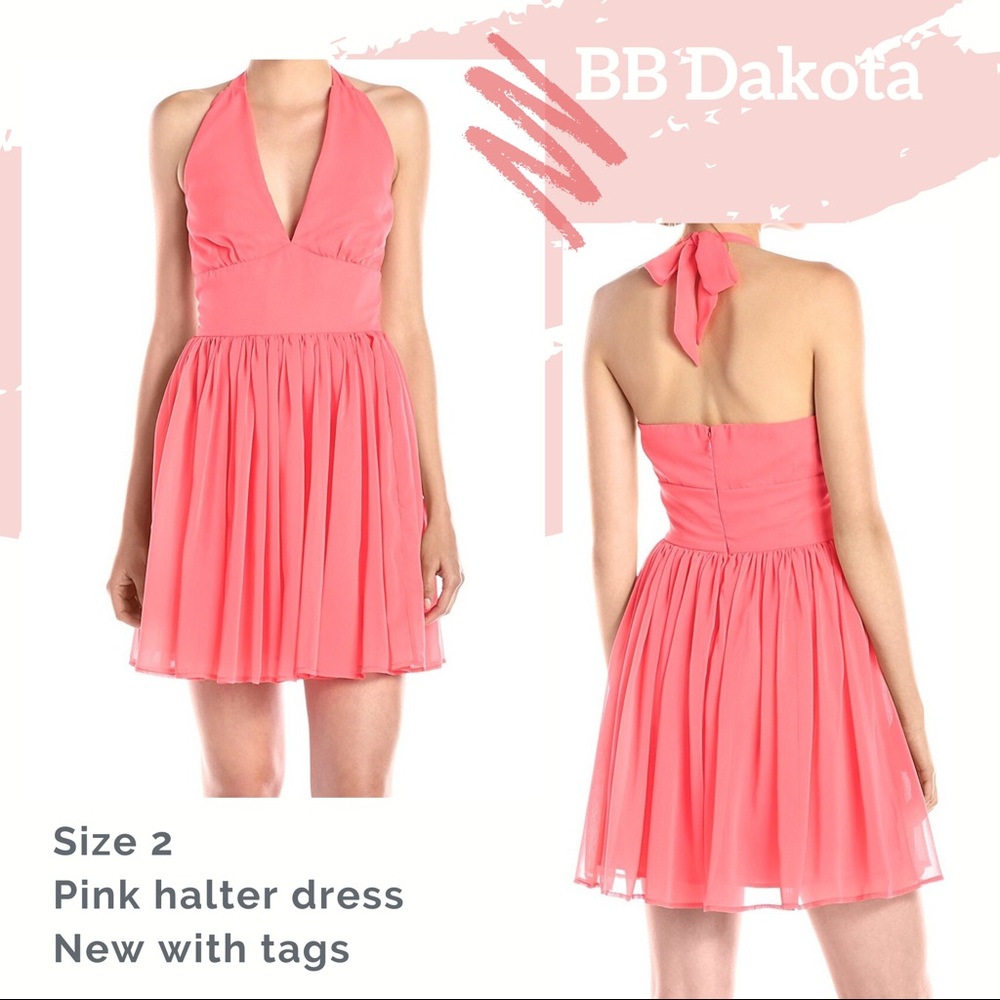 NWT BB Dakota Size 2 Pink Dress